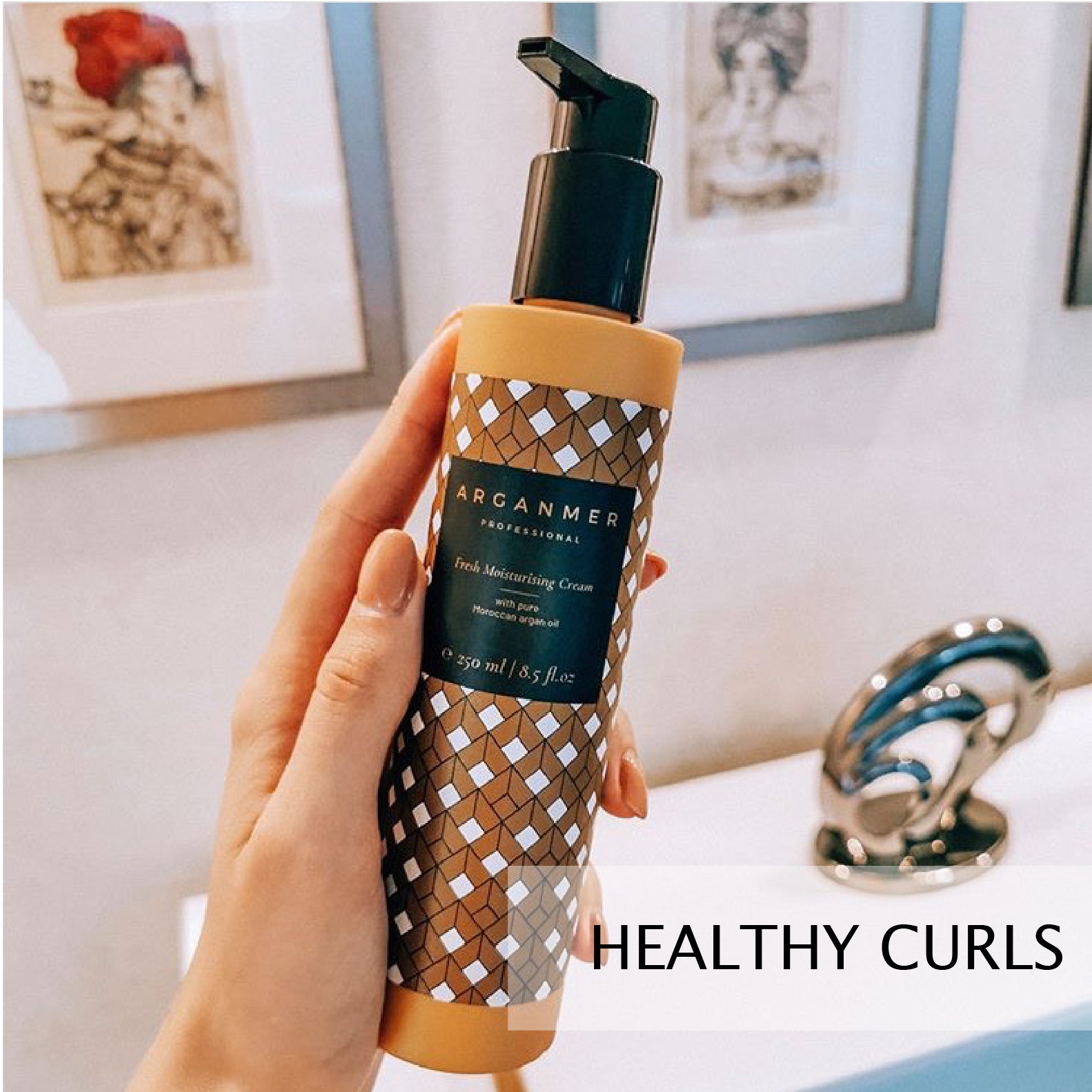 Hair, curls, argan